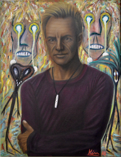 Oil Painting > Pressure Point > Sting - Click Image to Close